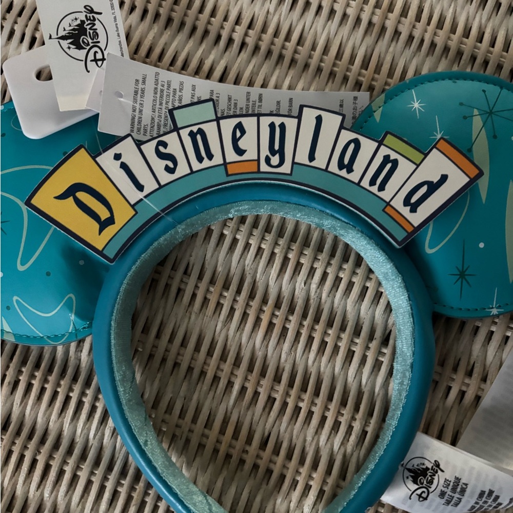 Disney Blue Mickey Mouse Ears Headband - Picture 2 of 4